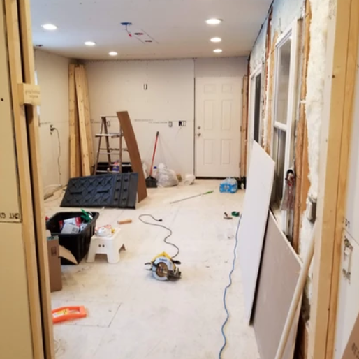 Kitchen addition before